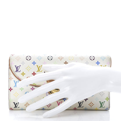 Louis Vuitton Monogram Multicolor Eugenie Wallet White 2 of 16
