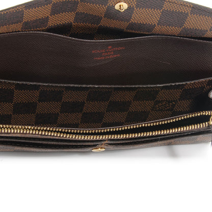 Louis Vuitton Damier Ebene Emilie Wallet 5 of 8