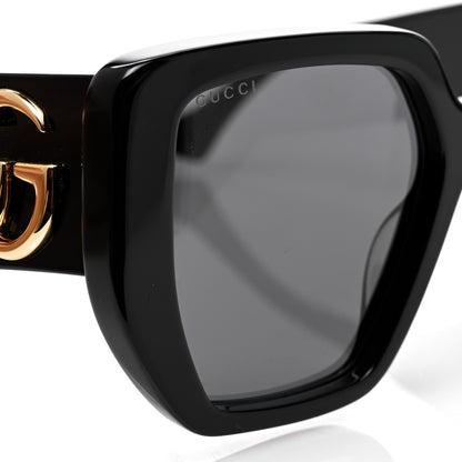 Gucci Acetate Square Frame Sunglasses GG0956S Black 7 of 8