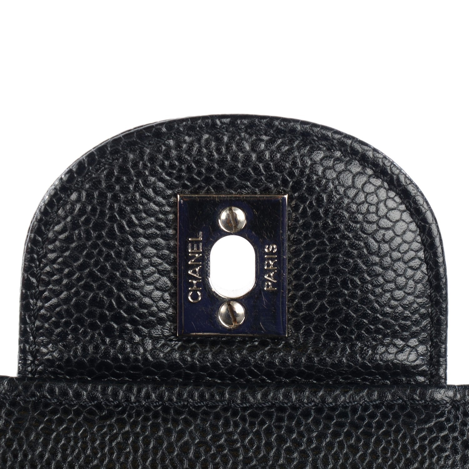 Chanel Caviar Quilted Jumbo Single Flap Black 8 of 8
