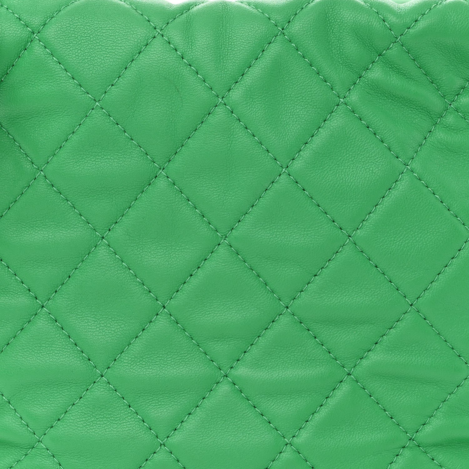 Chanel Lambskin Quilted Large Perfect Meeting Hobo Green 8 of 11