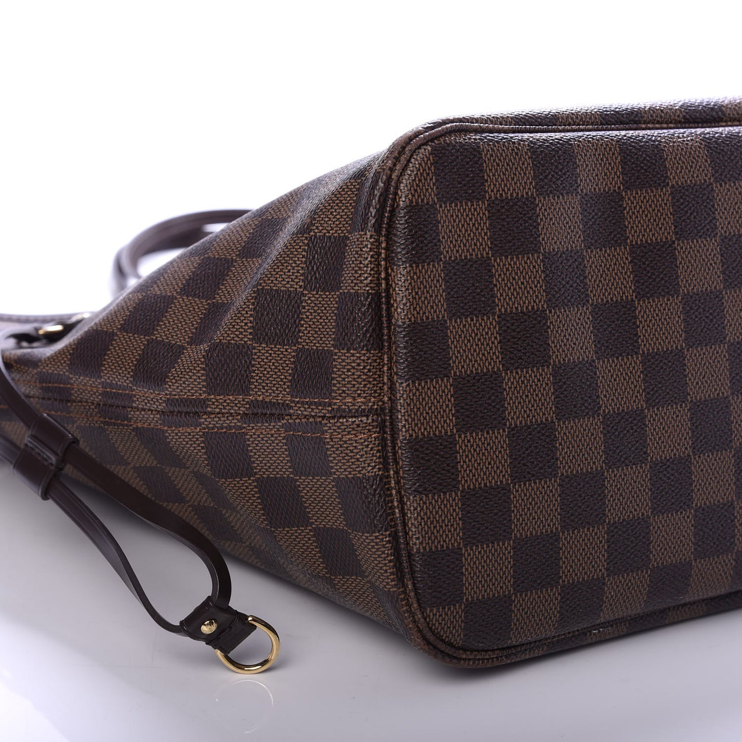 Damier Ebene Neo Neverfull MM Rose Ballerine