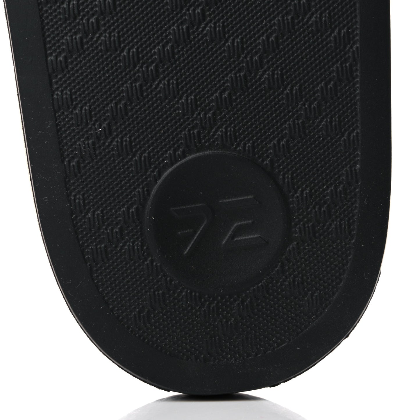 Rubber Womens Logo Slide Sandals 40 Black