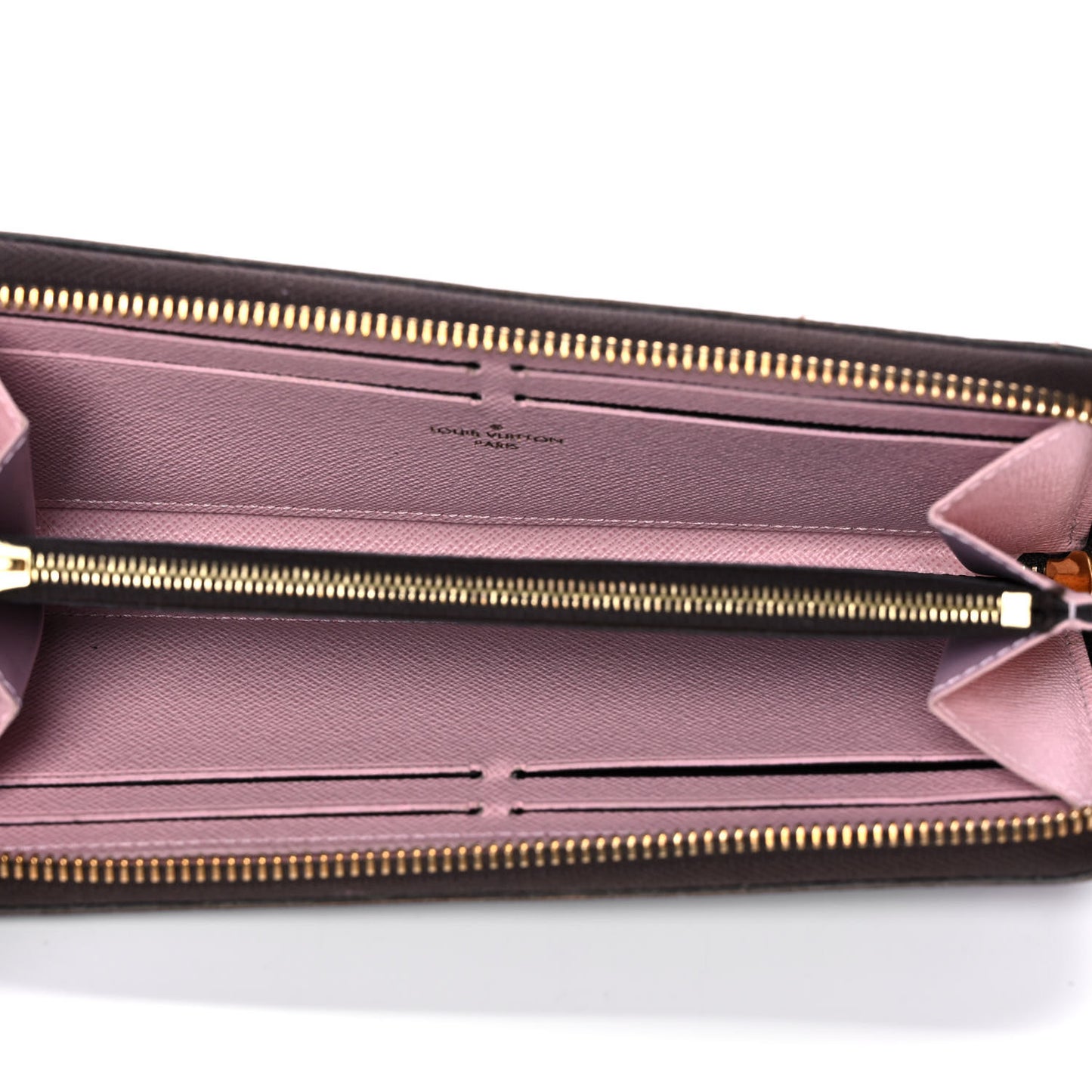 Monogram Clemence Wallet Rose Ballerine