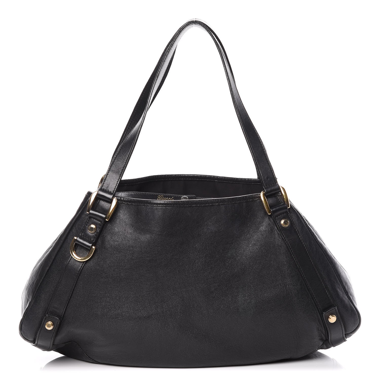 Gucci Calfskin Medium Abbey Shoulder Bag Black 1 of 12