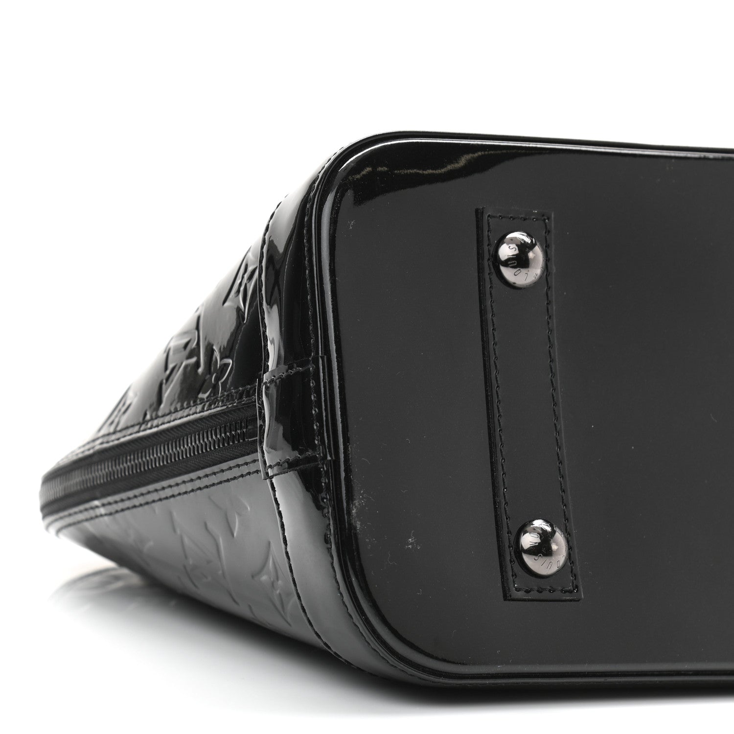 Louis Vuitton Vernis Alma PM Noir Magnetique 8 of 9