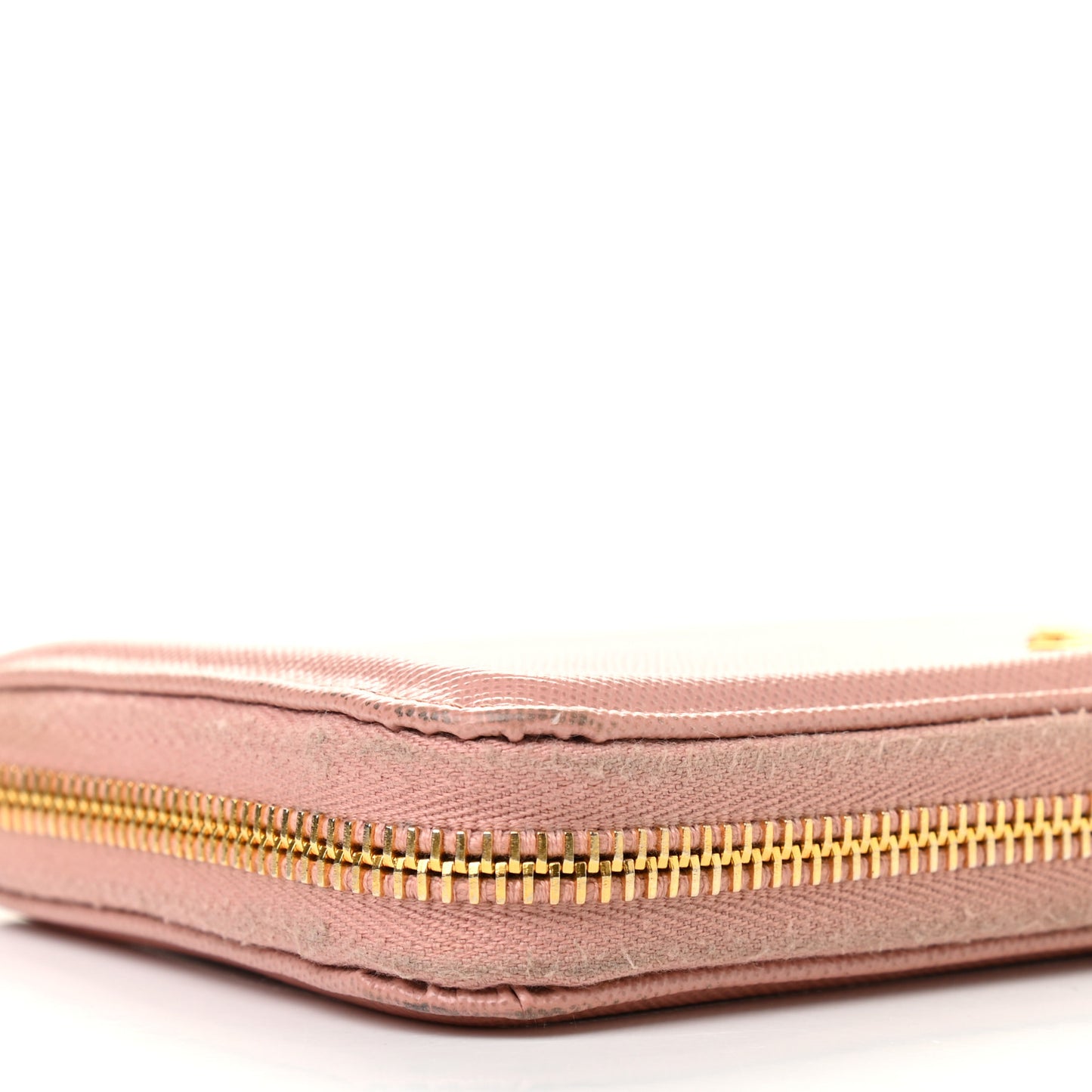 Saffiano Metal Zip Around Wallet Pesco