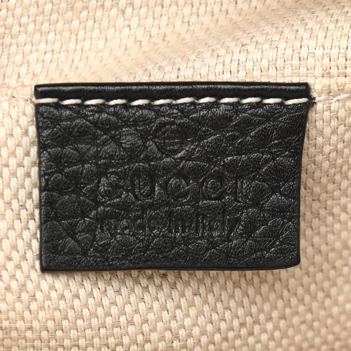 Pebbled Calfskin Small Soho Disco Bag Black