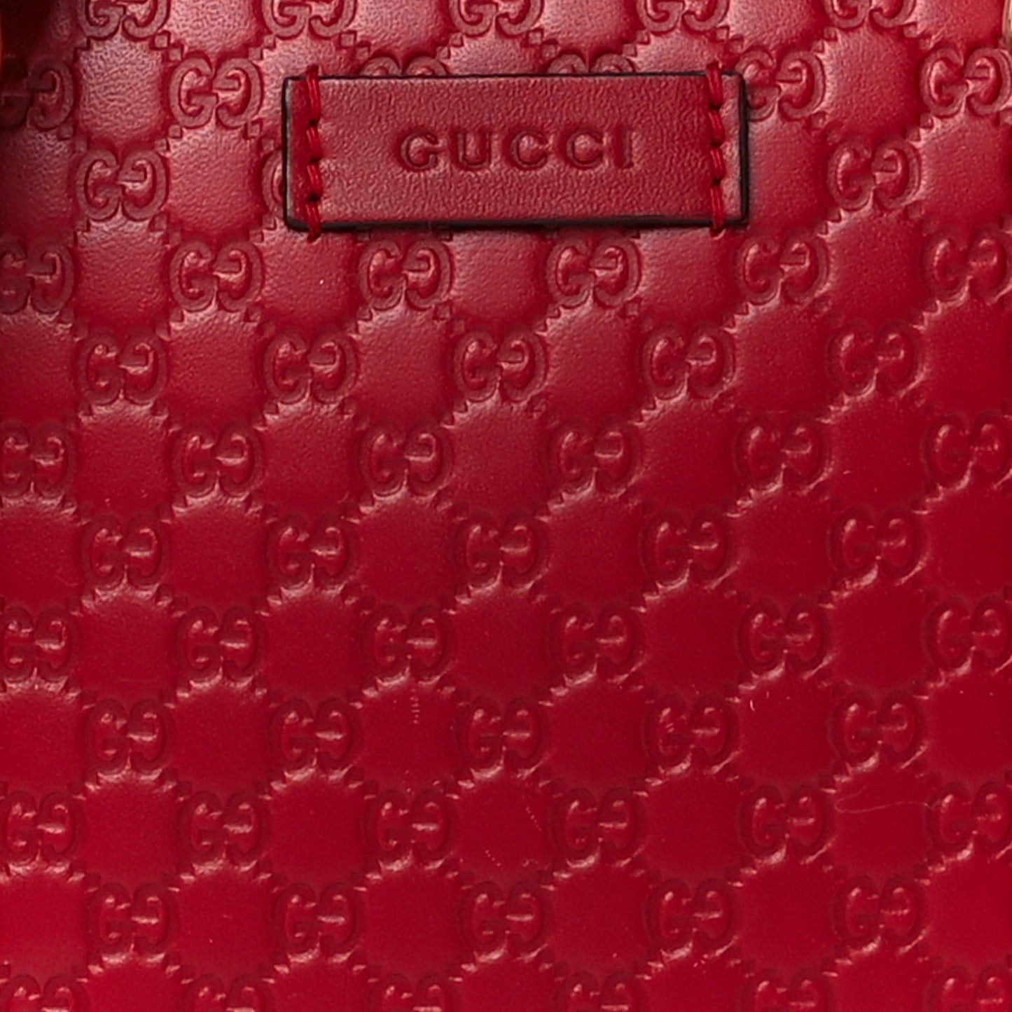 Microguccissima Small Crossbody Bag Rosso