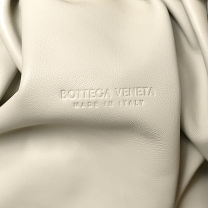 Bottega Veneta Metallic Crinkled Lambskin The Pouch Oversized Clutch Oro 6 of 9