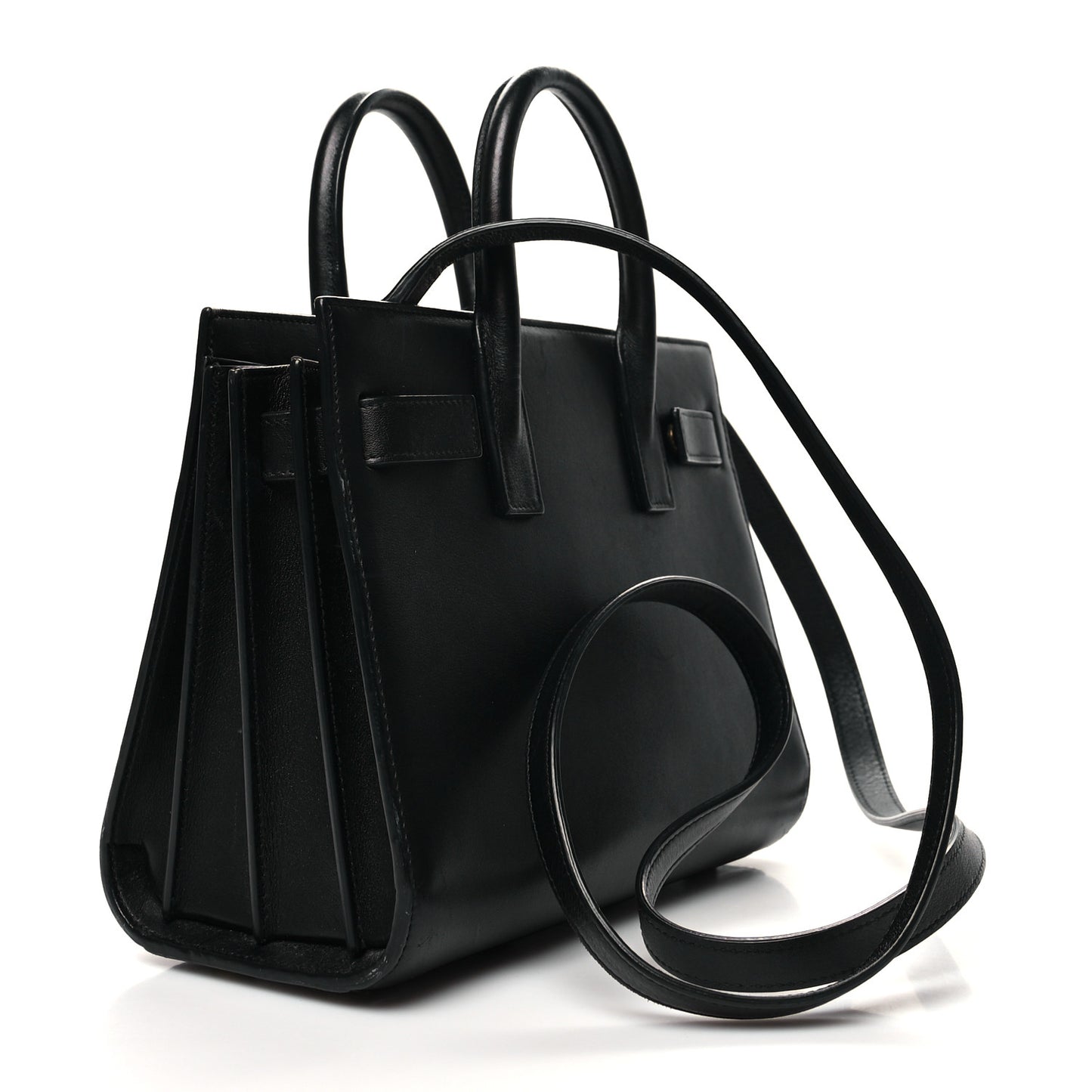 Calfskin Nano Sac De Jour Black