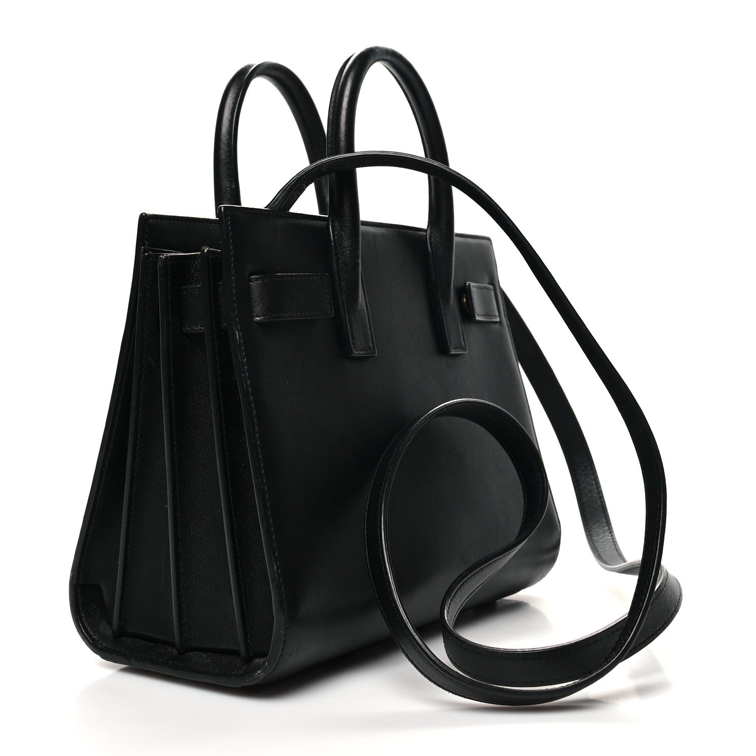 Saint Laurent Calfskin Nano Sac De Jour Black 3 of 13