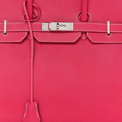 Hermes Epsom Birkin 35 Rose Tyrien 8 of 18