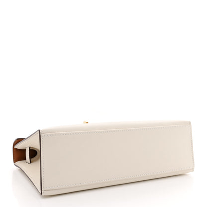 Hermes Swift Horseshoe Kelly Pochette Clutch Nata Gold 6 of 32