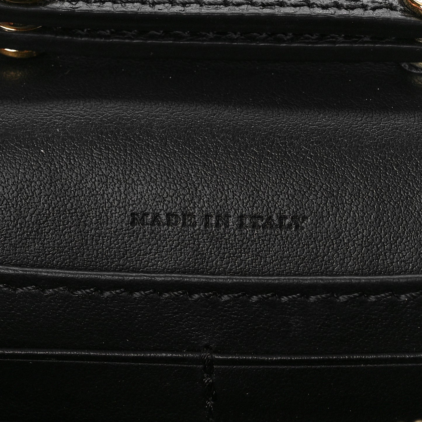 Grained Calfskin House Check Tartan Mix Hampshire Wallet On Chain Black