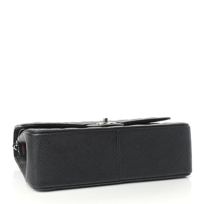Chanel Caviar Quilted Jumbo Double Flap Black 4 of 10