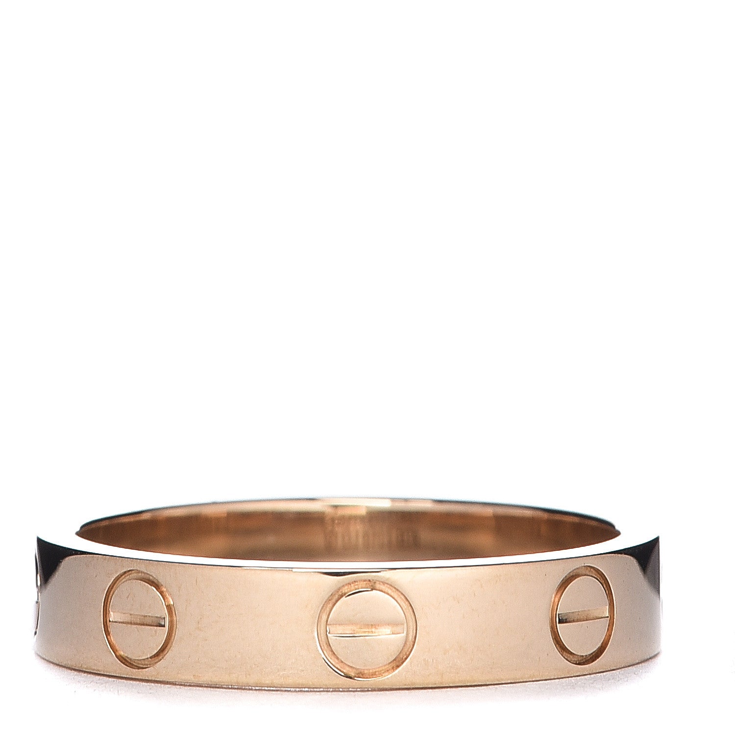 Cartier 18K Yellow Gold 3.5mm LOVE Wedding Band Ring 50 5.25 1 of 4