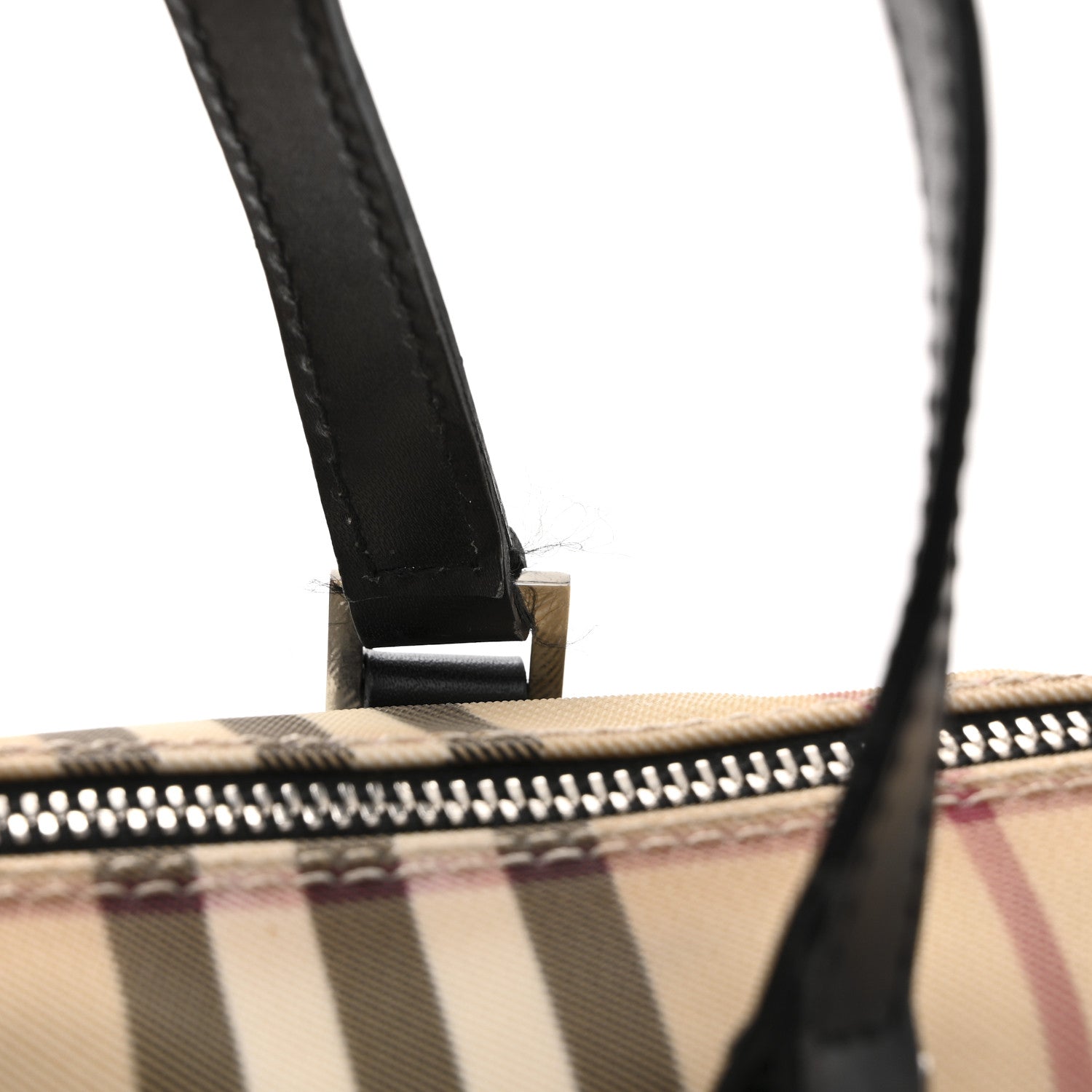 Burberry Nova Check Barrel Bag Black 1872576 – FASHIONPHILE