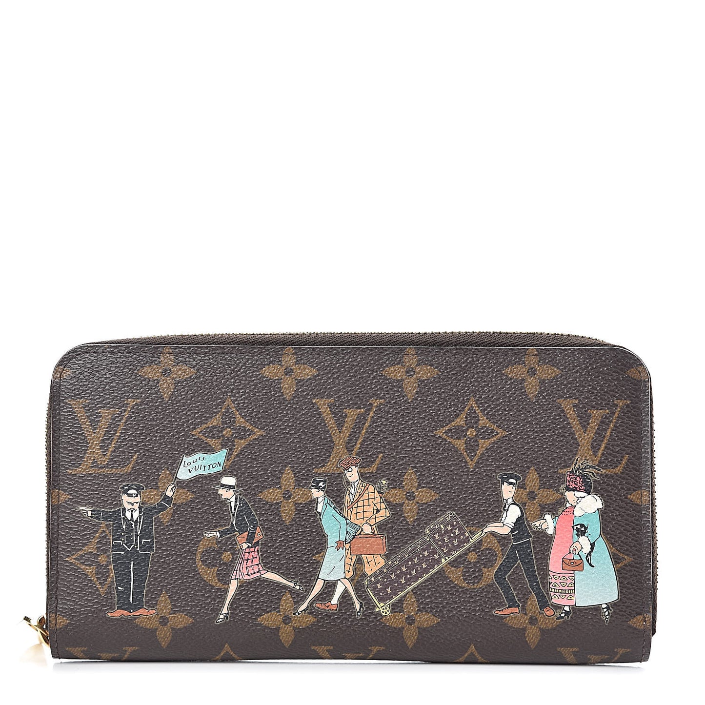Monogram Illustre Zippy Wallet Rose