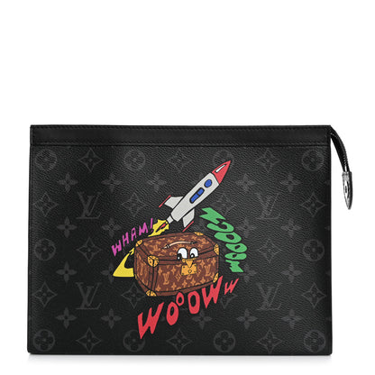 Louis Vuitton Monogram Eclipse Space Age Pochette Voyage MM 1 of 7