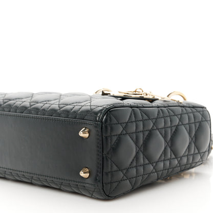 Christian Dior Lambskin Cannage Small My ABCDior Lady Dior Black 10 of 11
