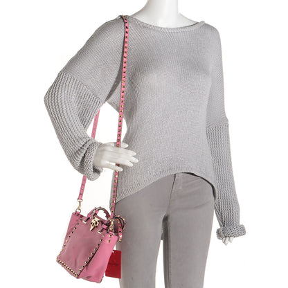 Valentino Garavani Vitello Mini Rockstud Tote Ninphea 2 of 7
