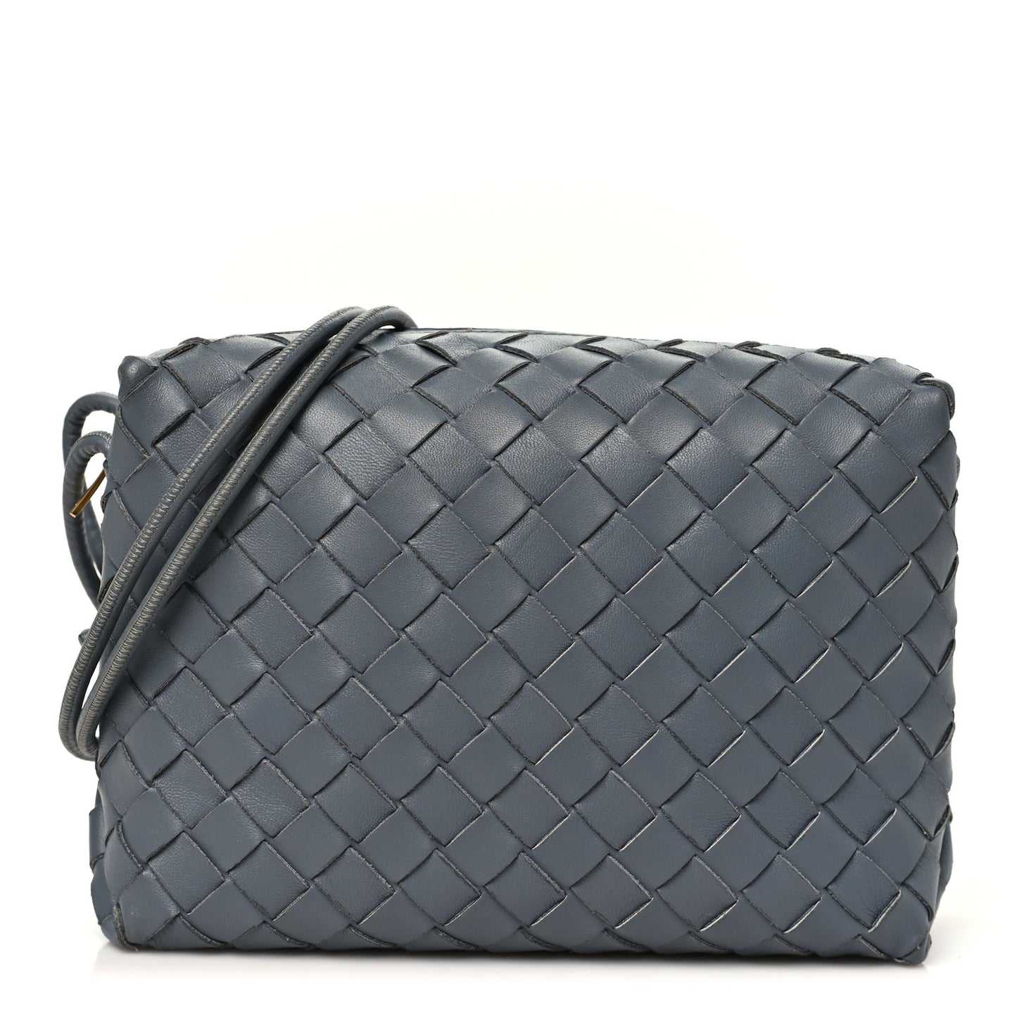 Nappa Intrecciato Mini Loop Camera Bag Thunder