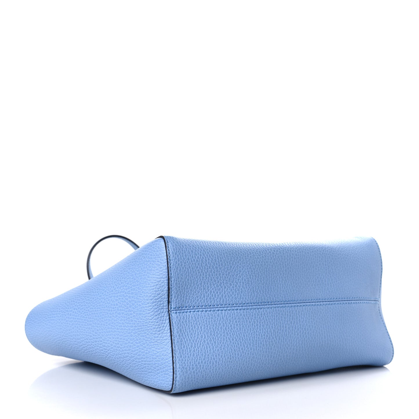 Dollar Calfskin Small Swing Tote Mineral Blue
