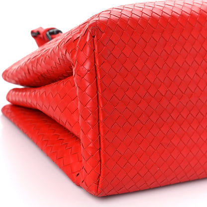 Bottega Veneta Nappa Intrecciato Medium Roma Tote Red 7 of 8
