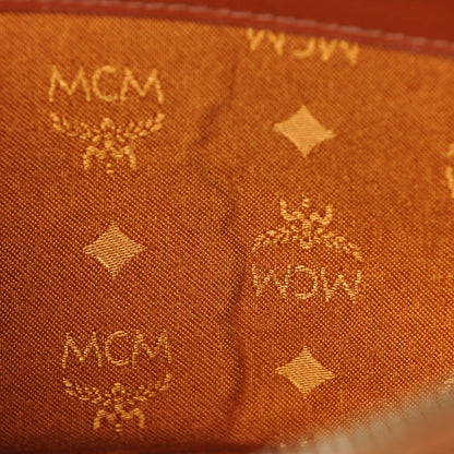 MCM Visetos Boston Bag Cognac 11 of 17