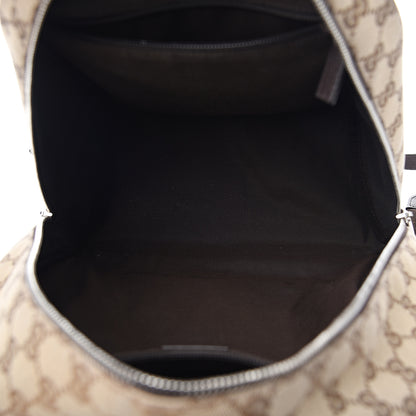 Gucci Monogram Travel Backpack Dark Brown 4 of 9