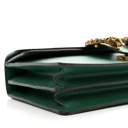 Gucci Pebbled Calfskin Small Dionysus Shoulder Bag Emerald 9 of 10