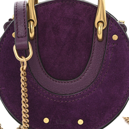 Chloe Goatskin Suede Mini Pixie Bag Nightfall Purple 9 of 11