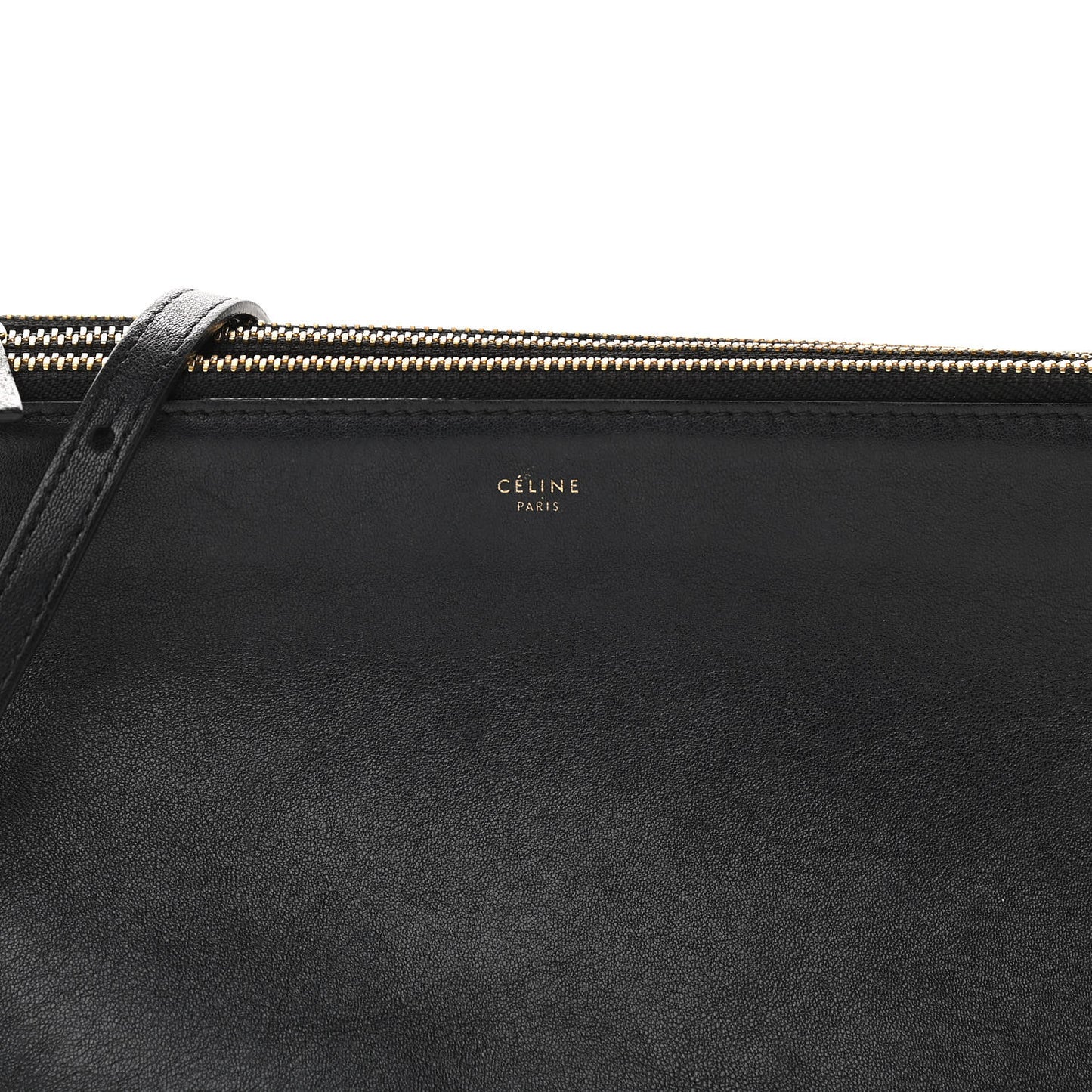 Lambskin Large Trio Crossbody Bag Black