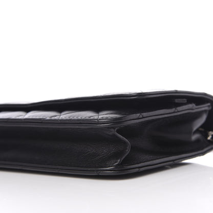 Chanel Calfskin Quilted Wallet On Chain WOC Black 10 of 12