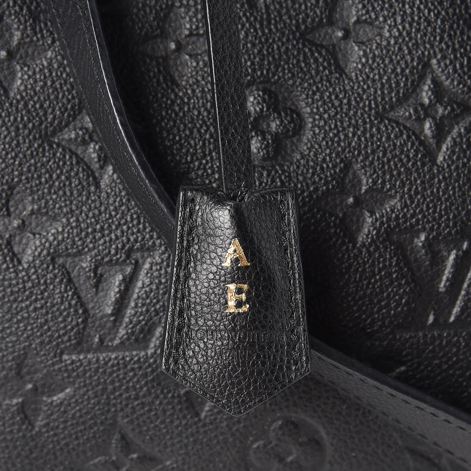 Louis Vuitton Empreinte Montaigne MM Black 9 of 17