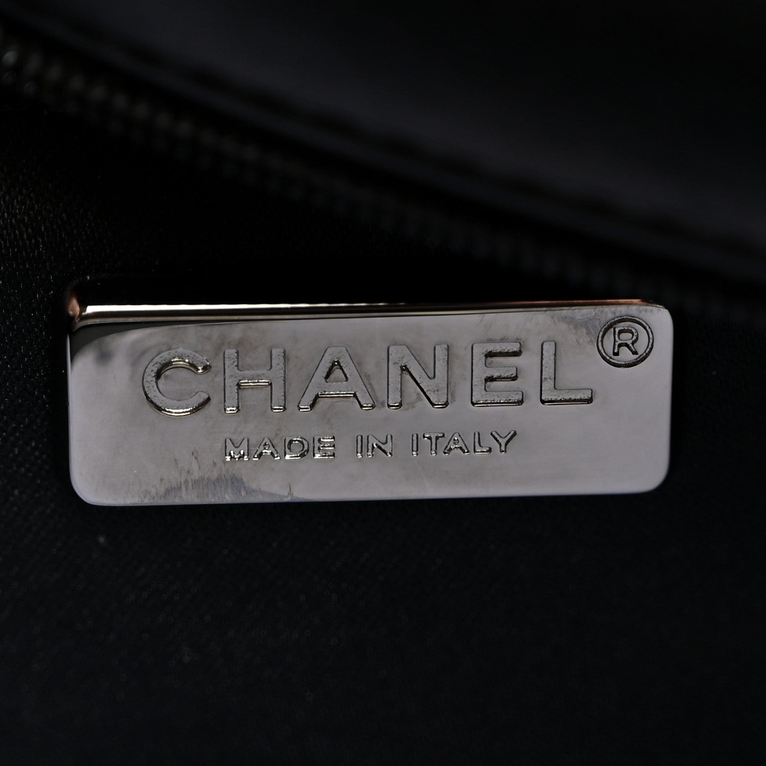 Chanel Sequin Mini Rectangular Single Flap Black Silver 6 of 10