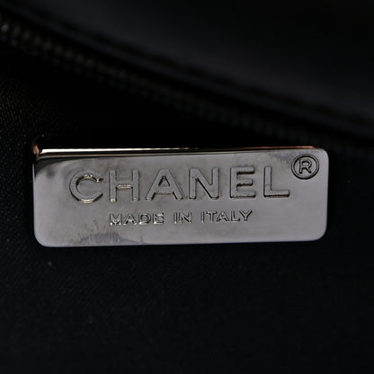 Chanel Sequin Mini Rectangular Single Flap Black Silver 6 of 10
