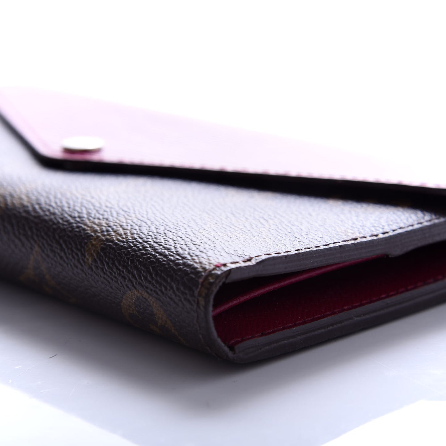 Monogram Epi Marie-Lou Long Wallet Fuchsia