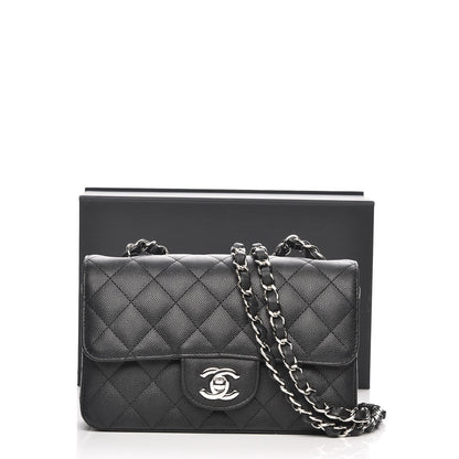 Chanel Caviar Quilted Mini Rectangular Flap Black 8 of 8