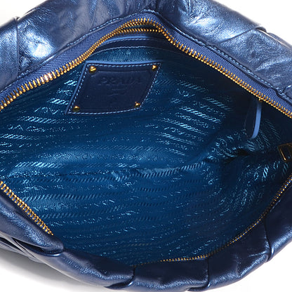 Prada Nappa Mordore Clutch Denim 5 of 9