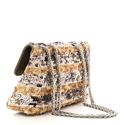 Chanel Sequin Striped Medium Reissue Flap Multicolor 3 of 10