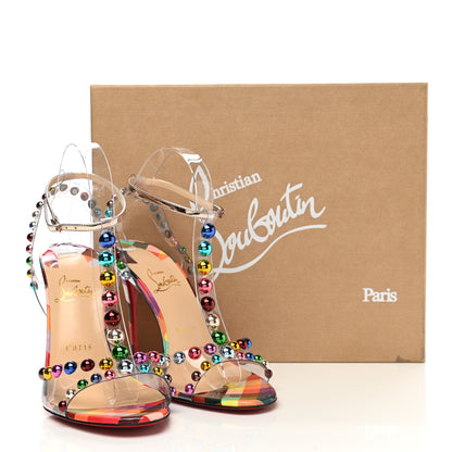 Christian Louboutin Patent PVC Faridaravie 100 Sandals 39 Multicolor 8 of 8