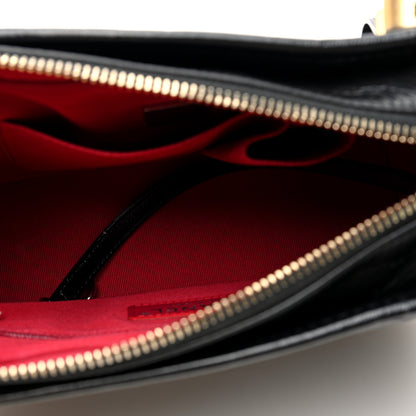 Chanel Aged Calfskin Quilted Small Gabrielle Hobo Black 5 of 11