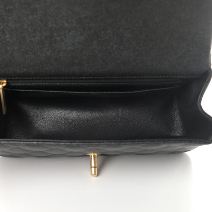 Chanel Caviar Quilted Mini Top Handle Rectangular Flap Black 5 of 12