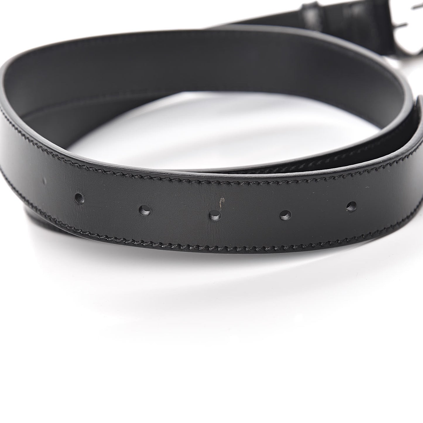 Calfskin Interlocking G Belt 95 38 Black