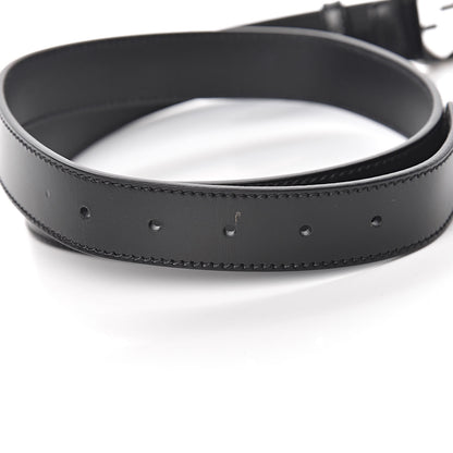 Gucci Calfskin Interlocking G Belt 95 38 Black 5 of 7