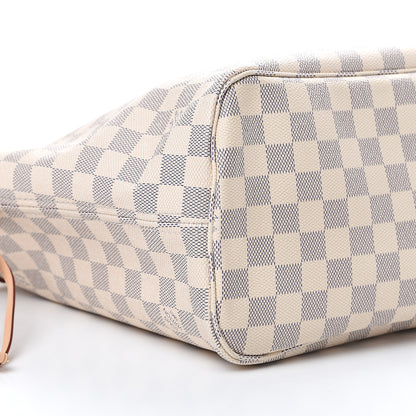 Louis Vuitton Damier Azur Neo Neverfull MM Rose Ballerine 10 of 12