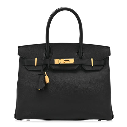 Hermes Epsom BIRKIN 30 Black 1 of 11