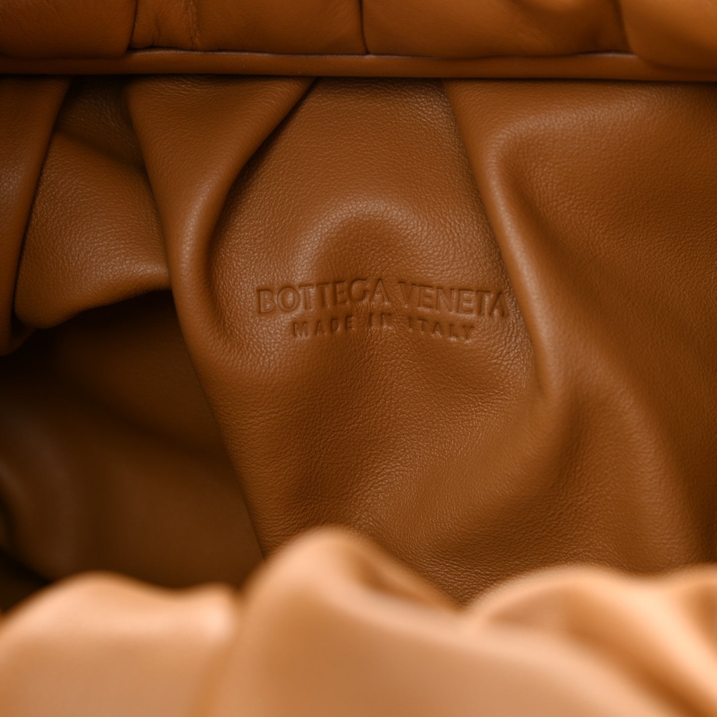Smooth Butter Calfskin Large The Shoulder Pouch Teak